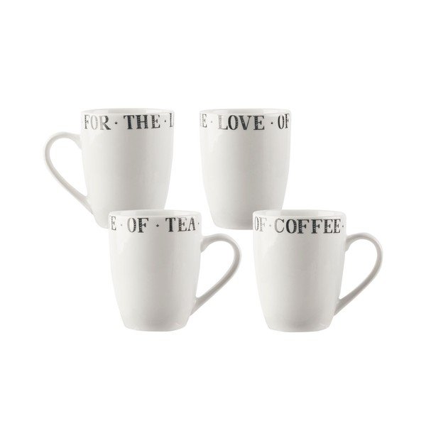 Set di 4 tazze in ceramica Stir It Up, 300 ml - Creative Tops