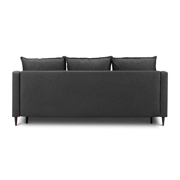 Divano letto grigio scuro con contenitore, 215 cm Ancolie - Mazzini Sofas-image-3