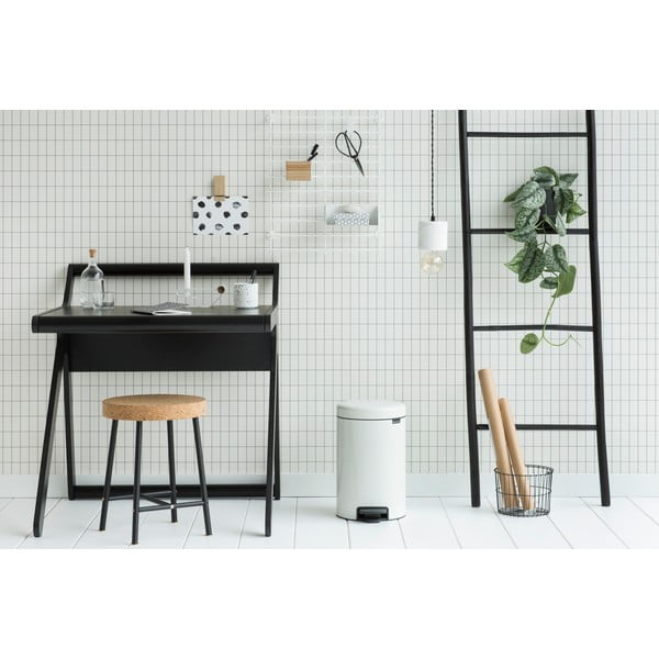 Bidone in acciaio bianco 12 l NewIcon - Brabantia-image-1