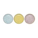 Set di 3 piatti da dessert in gres, ø 16 cm Patrizia - Bloomingville