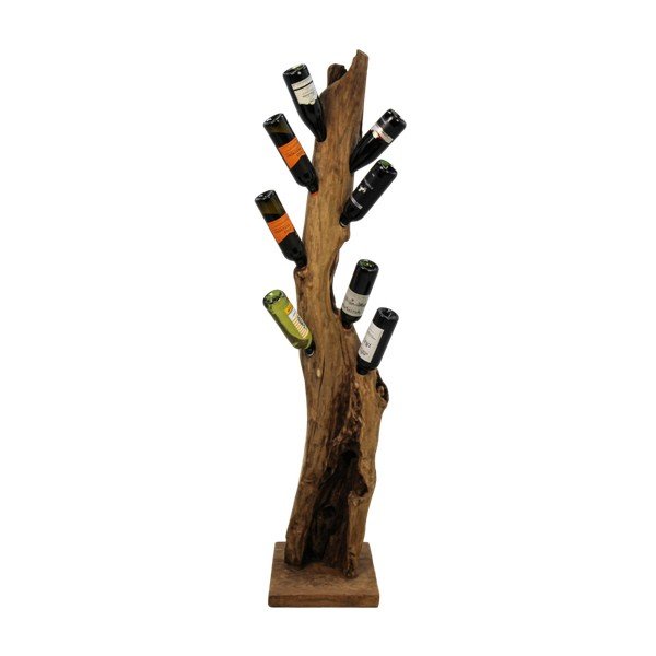 Portabottiglie in legno massiccio per 8 bottiglie - HSM collection