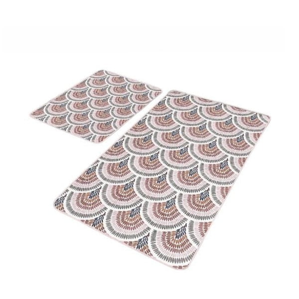 Set di tappetini per il bagno in velluto 2 pz 60x100 cm – Mila Home