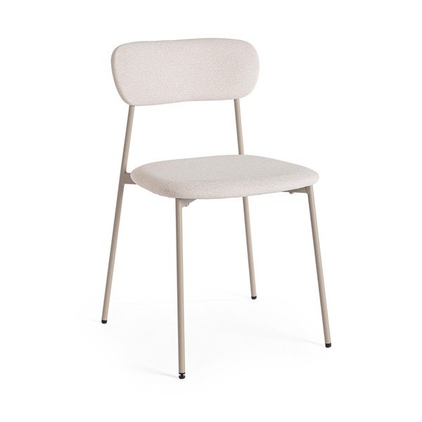 Sedia da pranzo grigio tortora in imbottito Inka – Yes Everyday