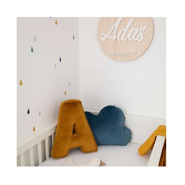 Cuscino per bambini Letter A - Yellow Tipi-image-4