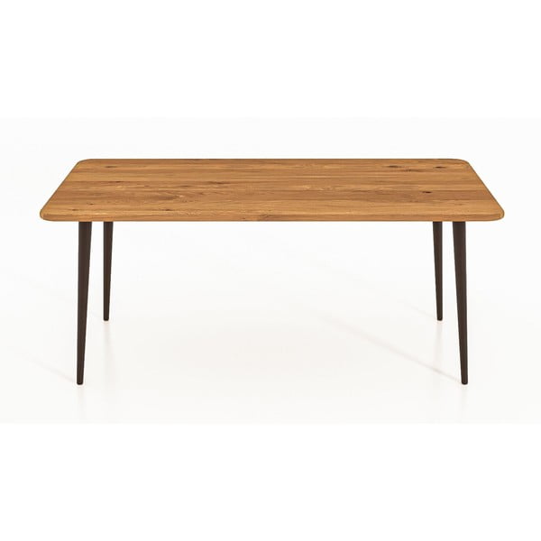 Tavolino in legno di quercia di colore naturale 90x90 cm Kula - The Beds-image-2