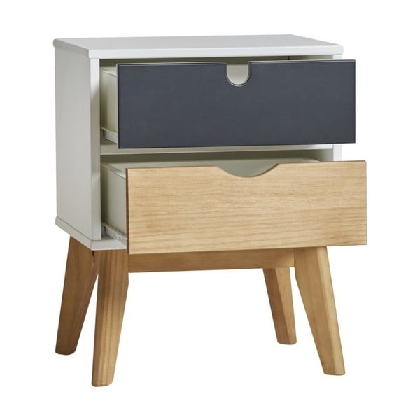 Comodino con 2 cassetti Cris - Marckeric-image-3