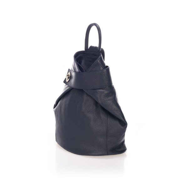 Zaino in pelle blu scuro Narni - Lisa Minardi-image-2