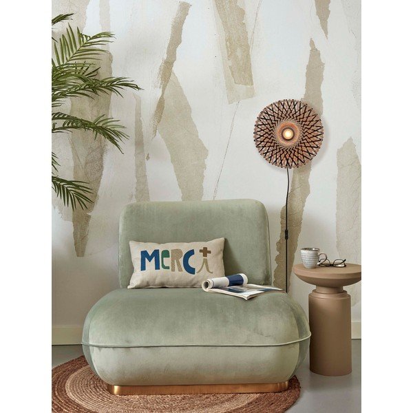 Lampada da parete in nero-naturale ø 30 cm Kalimantan - Good&Mojo-image-3