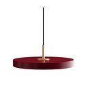 Lampada a sospensione a LED rossa con paralume in metallo ø 31 cm Asteria Mini - UMAGE