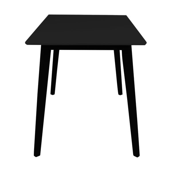 Tavolo da pranzo con piano nero 70x120 cm Vojens – Bonami Essentials-image-3