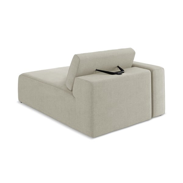 Parte divano componibile beige (con penisola a sinistra) Kalea – Makamii-image-4
