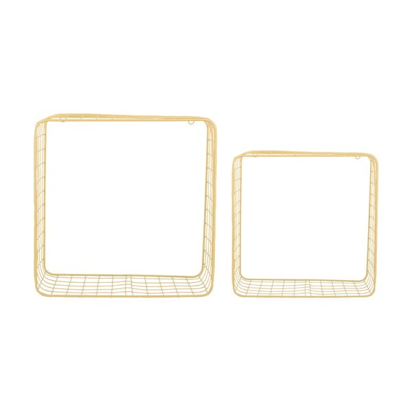Mensole in set giallo chiaro in acciaio 2 pz 35 cm Reja – PT LIVING