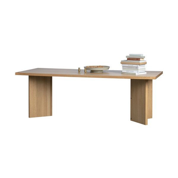 Tavolo da pranzo con impiallacciatura in rovere Angle - vtwonen-image-4
