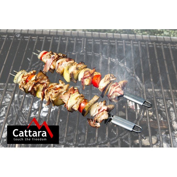 Set di spiedini da barbecue 2 pz – Cattara-image-2