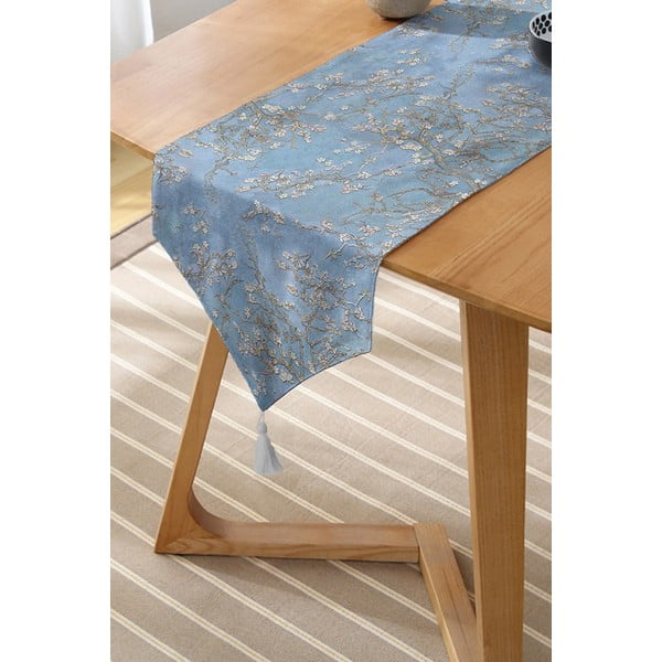 Runner 45x140 cm Blue Spring – Minimalist Cushion Covers-image-1