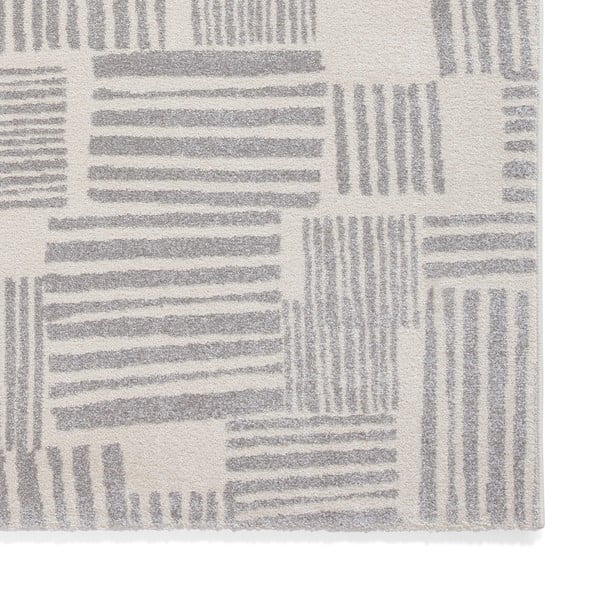 Tappeto in grigio chiaro 120x170 cm Blocks – Catherine Lansfield-image-4