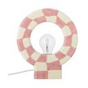 Lampada da tavolo rosa (altezza totale 23,5 cm) Vialini – Bloomingville