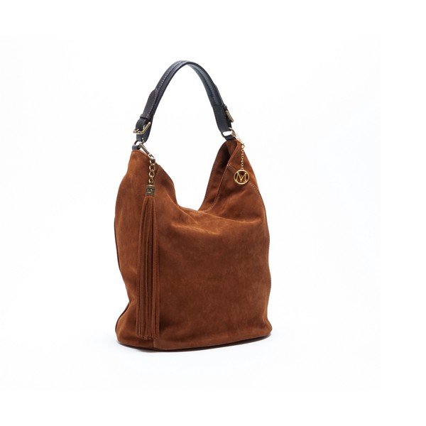 Kožená kabelka Mangotti 8004 Cognac-image-1