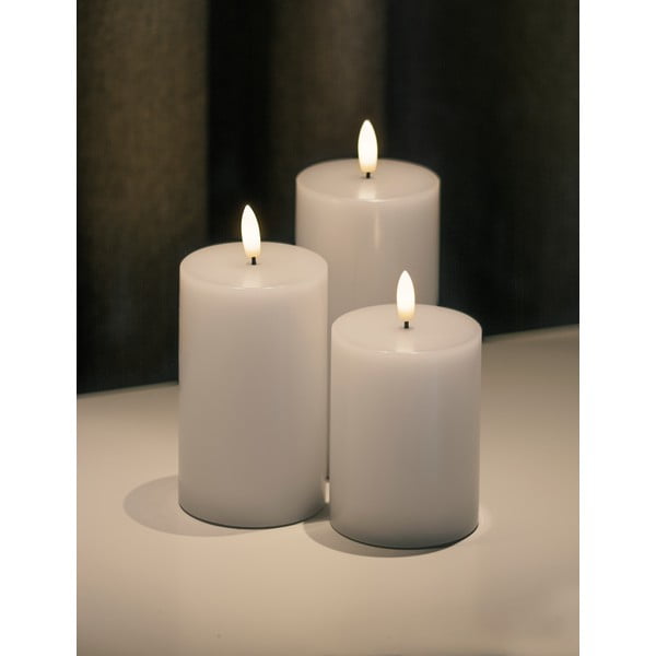 Candele LED in set da 3 (altezza 15 cm) Sille Rechargeable - Sirius-image-3