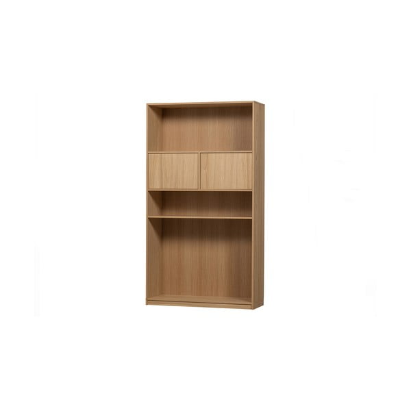 Libreria modulare in rovere colore naturale 110x199 cm Modulair - vtwonen-image-2