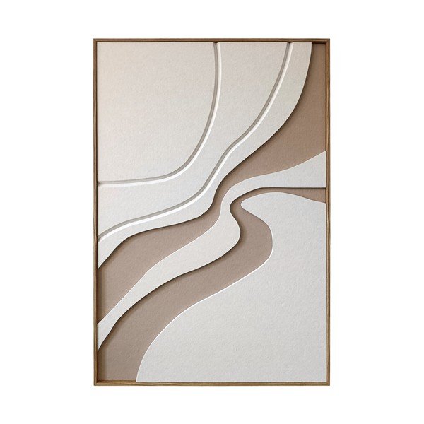 Dipinto stampato con cornice inclusa/fonoassorbente 62x92 cm Static – Styler