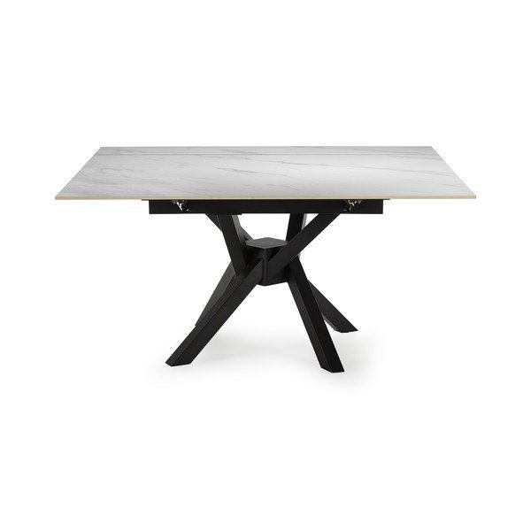 Tavolo da pranzo allungabile con piano aggiuntivo in pietra 90x150 cm Arlene - Marckeric-image-4