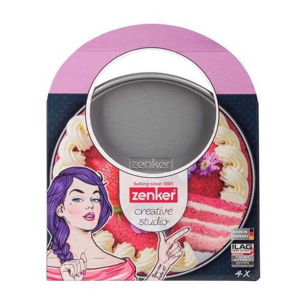 Set di 4 tortiere Creative rosa, ø 17 cm Creative Studio - Zenker-image-2