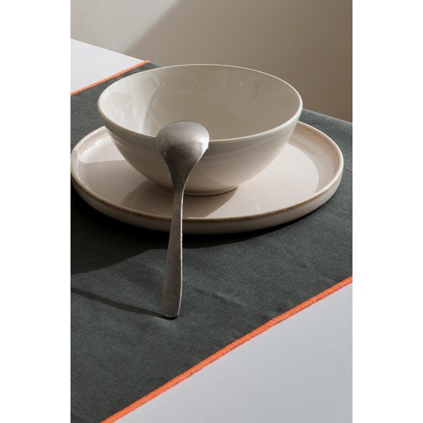 Runner da tavola in lino in set da 2 41x130 cm Contrast Edge - Really Nice Things-image-4