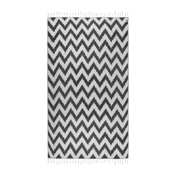 Černá hammam osuška Kate Louise Laila, 165 x 100 cm-image-1