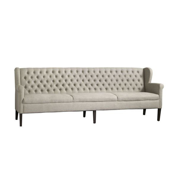 Sofa Kingston Beige, 240x92x66 cm