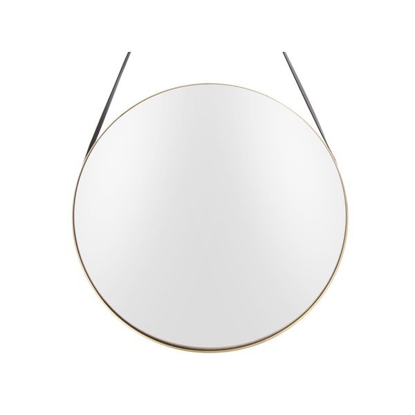 Specchio da parete con cornice color oro Balanced, ø 47 cm - PT LIVING-image-1
