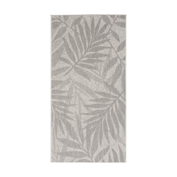 Tappeto in grigio chiaro 80x150 cm Palmyre – douceur d'intérieur