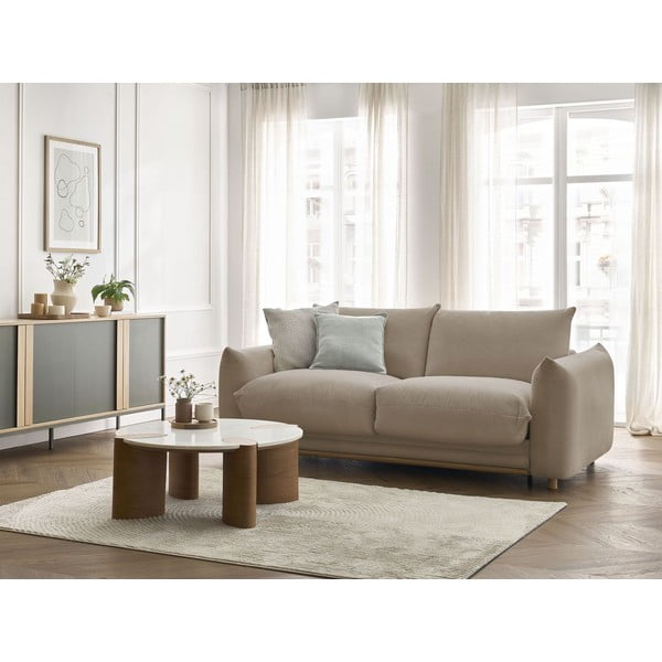 Divano beige allungabile 234 cm Ernest – Bobochic Paris-image-1