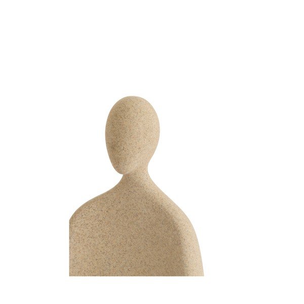 Statuetta in poliresina (altezza totale 21,5 cm) Head – Light & Living-image-2