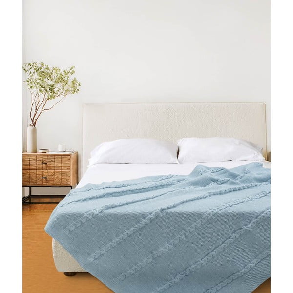Copriletto blu 200x220 cm Trenza – Oyo Concept-image-2