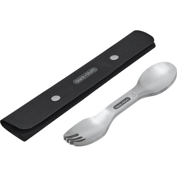 Set di forchette argentato in acciaio inox 4 pz Spork – Black + Blum-image-2