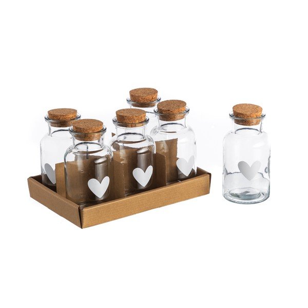 Sada 6 skleniček Unimasa Heart, 250 ml