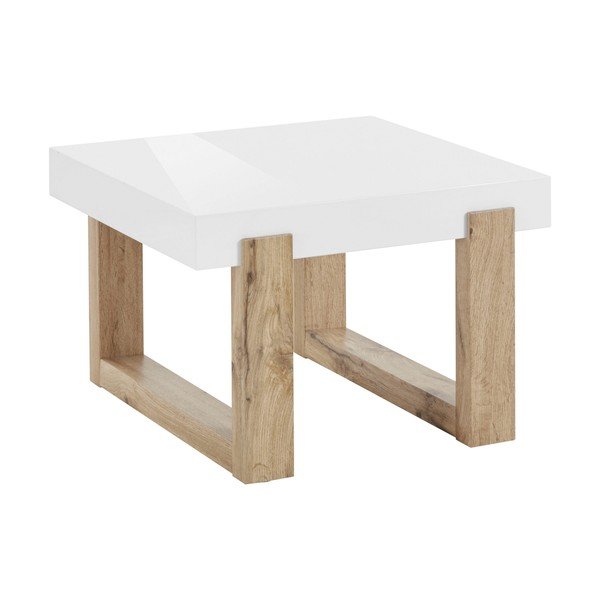 Tavolino bianco 60x60 cm Solid - Støraa-image-2