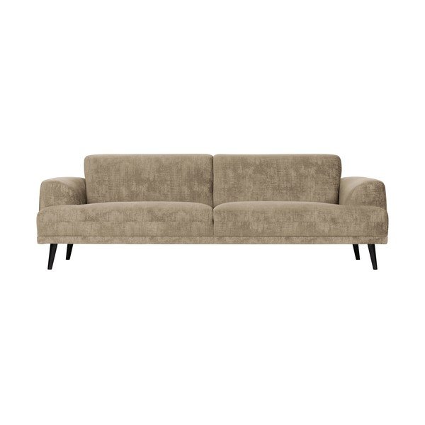 Divano in velluto beige Brush - vtwonen