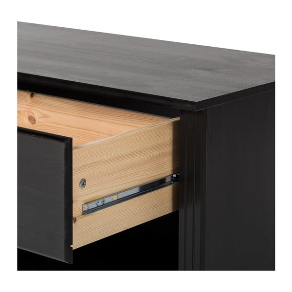 Mobile TV marrone in legno di pino 140x223 cm Anita - Støraa-image-4