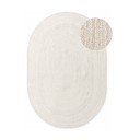 Tappeto color crema in iuta reversibile/tessuto a mano 160x230 cm Braided – Hanse Home