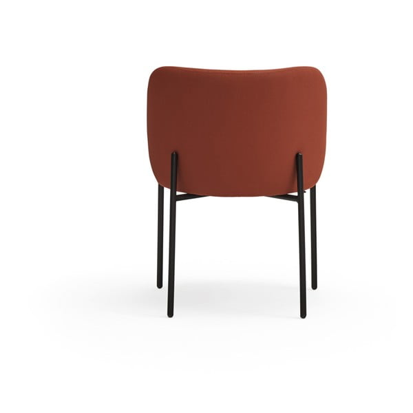 Set di sedie da pranzo rossa in imbottito 2 pz Mogi – Teulat-image-4