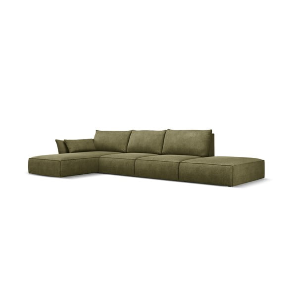 Divano angolare verde (angolo sinistro) Vanda - Mazzini Sofas-image-2