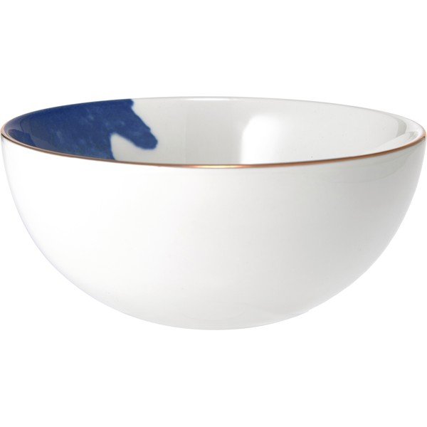 Set di 2 ciotole in porcellana bianca e blu, ø 15 cm Rosie - Westwing Collection