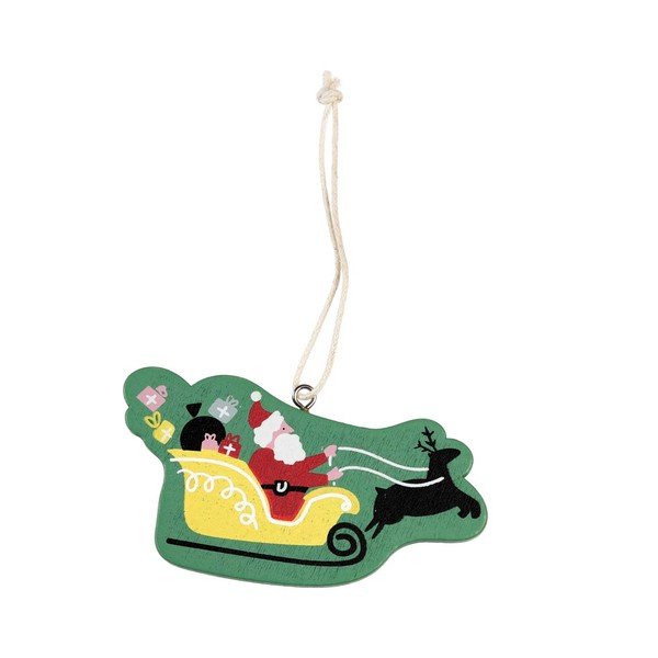 Dřevěná ozdoba na stromeček Rex London Sleigh