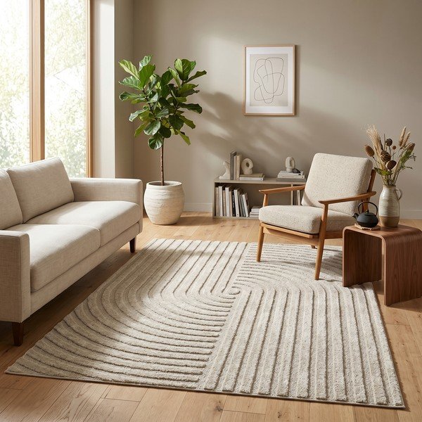 Tappeto beige 120x170 cm Serenity - ESTE-image-3