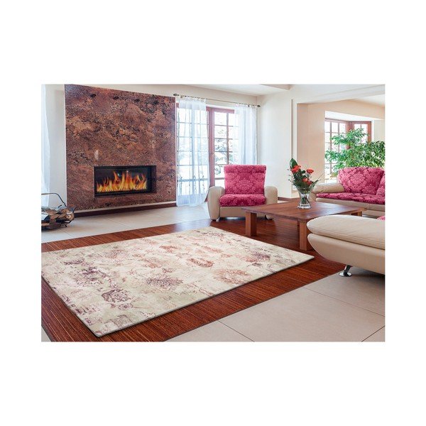 Tappeto beige Chenile Beig, 140 x 200 cm - Universal-image-1