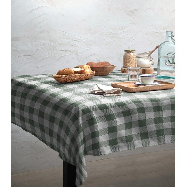 Tovaglia Lino Green Vichy, 140 x 200 cm - Really Nice Things-image-1
