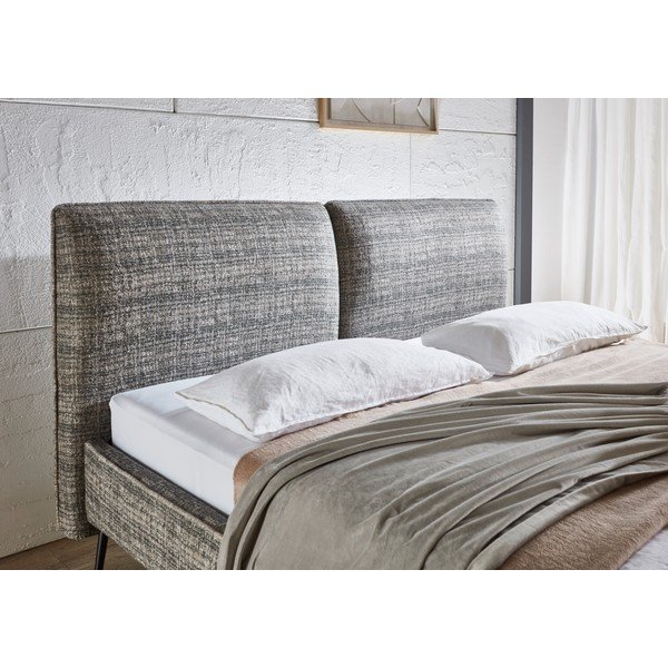 Letto matrimoniale imbottito verde scuro rete non inclusa 160x200 cm Infinity – Meise Möbel-image-3