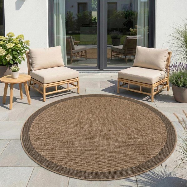 Tappeto da interno/esterno rotondo ø 80 cm Timber 1402 – Ayyildiz Carpets-image-1